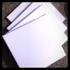 4 Stretched Artist Canvas 8”x8” Ready to Paint